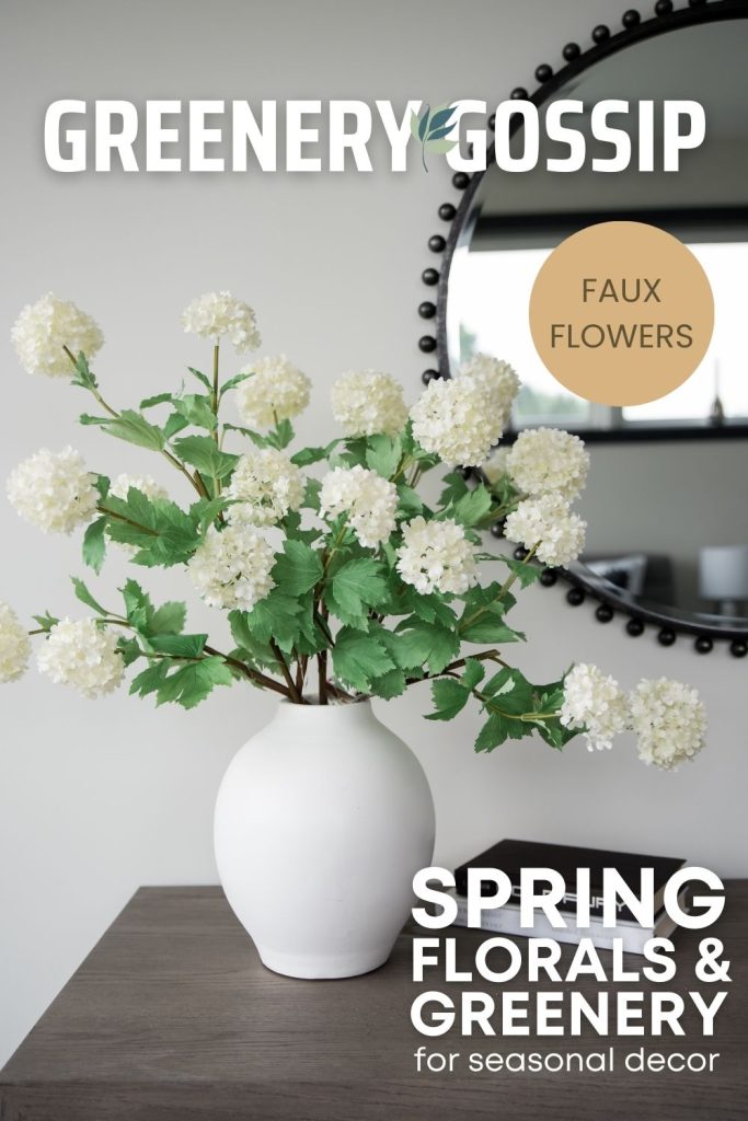 Faux Spring Floral Arrangement Ideas - The Greenery Gossip by Greenery ...